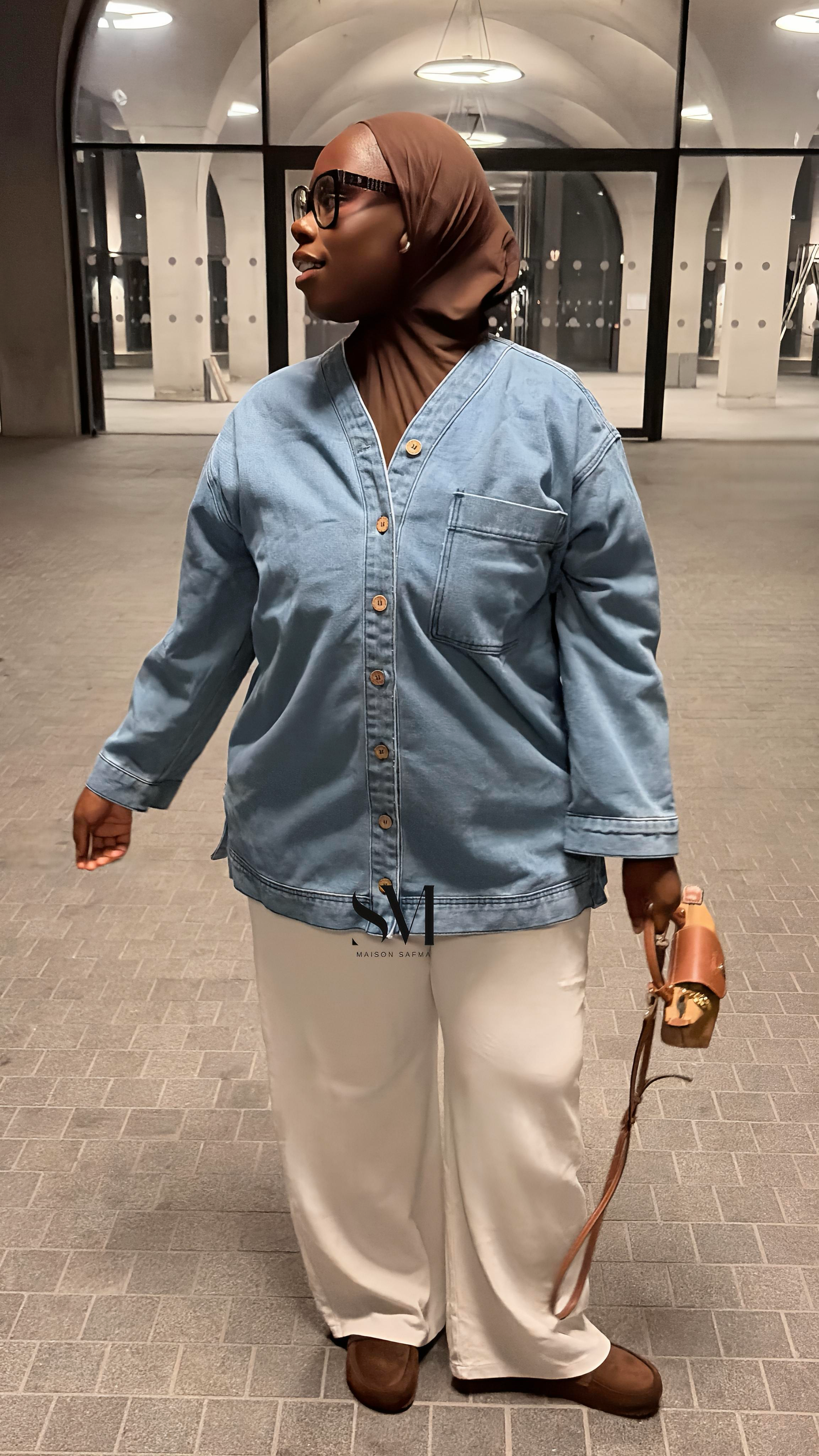 Surchemise en Jean Oversize