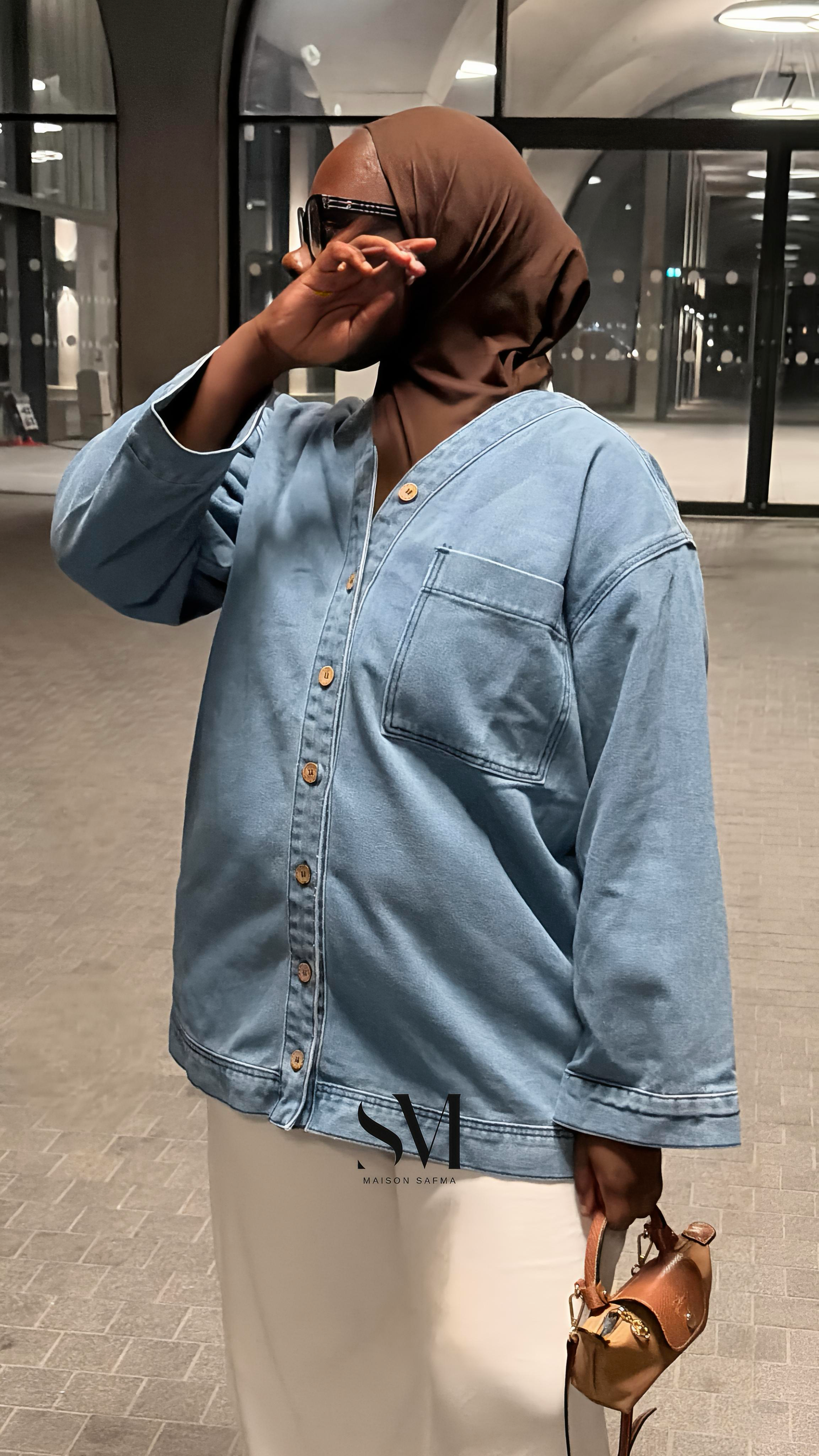 Surchemise en Jean Oversize