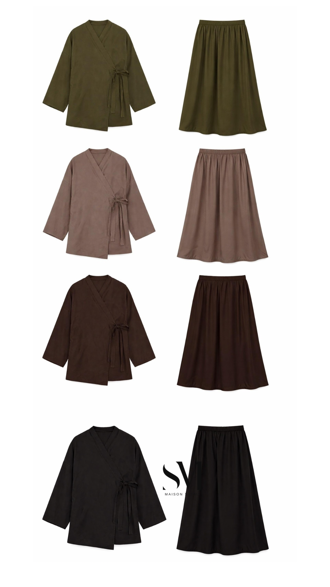 Ensemble Kimono Jupe